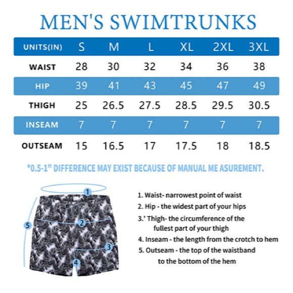 Mens Swim Trunks Quick Dry Beach Shorts Mesh Lining Swimwear Pockets Large - Picture 2 of 6